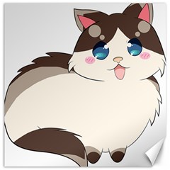 Ragdoll Cat For Life Canvas 16  X 16   by Catifornia