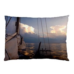 Sailing Into The Storm Pillow Case (two Sides) by oddzodd