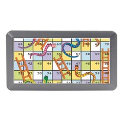 Snakes Ladders Game Board Memory Card Reader (mini) by Mariart