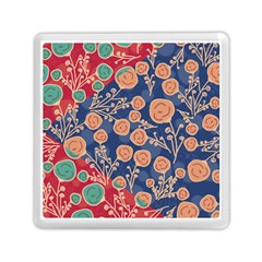 Floral Seamless Pattern Vector Texture Memory Card Reader (square)  by BangZart