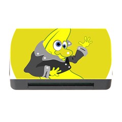 Funny Cartoon Punk Banana Illustration Memory Card Reader With Cf by BangZart