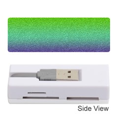 Metallic Rainbow Glitter Texture Memory Card Reader (stick)  by paulaoliveiradesign