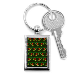 Plants And Flowers Key Chains (rectangle)  by linceazul