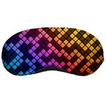 Abstract Small Block Pattern Sleeping Masks Front