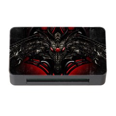 Black Dragon Grunge Memory Card Reader With Cf by BangZart