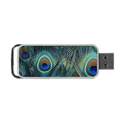 Feathers Art Peacock Sheets Patterns Portable Usb Flash (two Sides) by BangZart