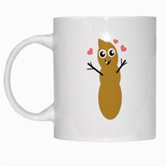 Poopy White Coffee Mug by derpfudge