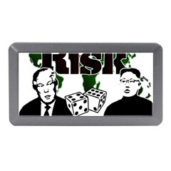 Nuclear Explosion Trump And Kim Jong Memory Card Reader (mini) by Valentinaart
