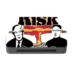Nuclear Explosion Trump And Kim Jong Memory Card Reader With Cf by Valentinaart