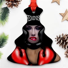Feminist Ornament (christmas Tree)  by Valentinaart