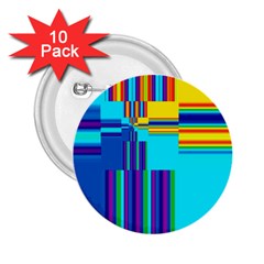 Colorful Endless Window 2 25  Buttons (10 Pack) 