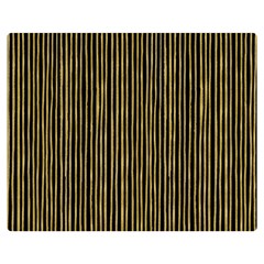 Stylish Golden Strips Double Sided Flano Blanket (medium)  by gatterwe