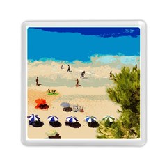 Beach Memory Card Reader (square)  by Valentinaart