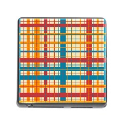 Plaid Pattern Memory Card Reader (square) by linceazul