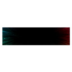 Colorful Light Ray Border Animation Loop Rainbow Motion Background Space Satin Scarf (oblong) by Mariart