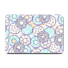 Donuts Pattern Small Doormat  by ValentinaDesign