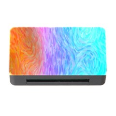 Aurora Rainbow Orange Pink Purple Blue Green Colorfull Memory Card Reader With Cf by Mariart