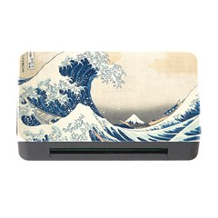 The Classic Japanese Great Wave Off Kanagawa By Hokusai Memory Card Reader With Cf by PodArtist