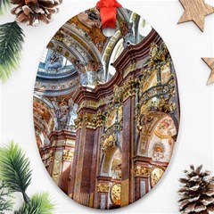 Baroque Church Collegiate Church Oval Ornament (two Sides) by Nexatart