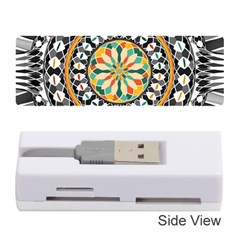 High Contrast Mandala Memory Card Reader (stick)  by linceazul