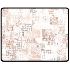 Abstract Art Double Sided Fleece Blanket (medium)  by ValentinaDesign