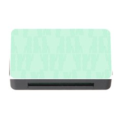 Line Blue Chevron Memory Card Reader With Cf by Mariart