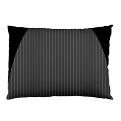 Space Line Grey Black Pillow Case (two Sides) by Mariart