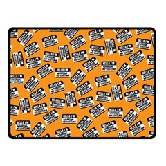 Pattern Halloween  Double Sided Fleece Blanket (small)  by iCreate