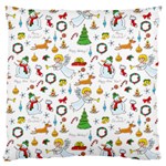 Christmas pattern Large Cushion Case (Two Sides) Front
