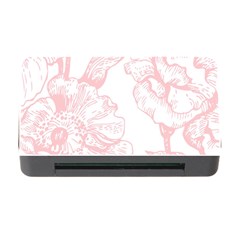 Vintage Pink Floral Memory Card Reader With Cf by NouveauDesign