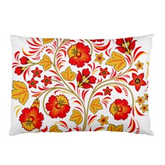 Wreaths Flower Floral Sexy Red Sunflower Star Rose Pillow Case (two Sides) by Mariart