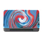 red and blue rounds Memory Card Reader with CF Front