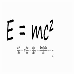 E=mc2 Formula Physics Relativity Small Garden Flag (two Sides) by picsaspassion
