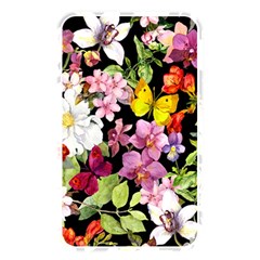 Beautiful,floral,hand Painted, Flowers,black,background,modern,trendy,girly,retro Memory Card Reader by NouveauDesign