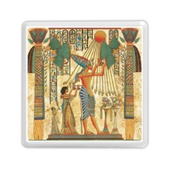 Egyptian Man Sun God Ra Amun Memory Card Reader (square)  by Celenk