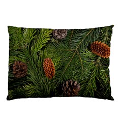 Branch Christmas Cone Evergreen Pillow Case by Celenk