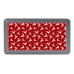 Red Reindeers Memory Card Reader (mini) by patternstudio