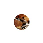 Cute Little Girl Dancing On A Piano 1  Mini Buttons Front