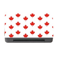 Maple Leaf Canada Emblem Country Memory Card Reader With Cf by Celenk