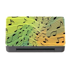 Music Notes Memory Card Reader With Cf by linceazul