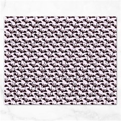 Halloween Lilac Paper Pattern Rectangular Jigsaw Puzzl by Celenk