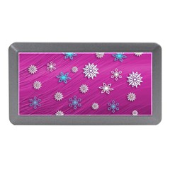 Snowflakes 3d Random Overlay Memory Card Reader (mini) by Celenk