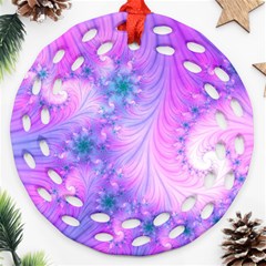 Delicate Round Filigree Ornament (two Sides) by Delasel