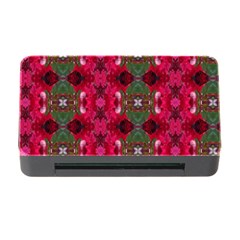 Christmas Colors Wrapping Paper Design Memory Card Reader With Cf by Fractalsandkaleidoscopes
