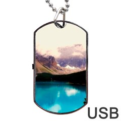 Austria Mountains Lake Water Dog Tag Usb Flash (two Sides) by BangZart