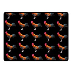 Background Pattern Chicken Fowl Fleece Blanket (small) by BangZart