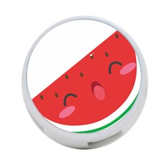 Watermelon Red Network Fruit Juicy 4-port Usb Hub (one Side) by BangZart