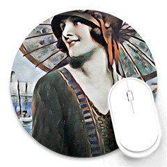 Gatsby Sommer Round Mousepads by NouveauDesign