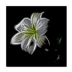 White Lily Flower Nature Beauty Face Towel by Celenk