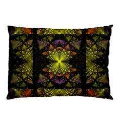 Fractal Multi Color Geometry Pillow Case